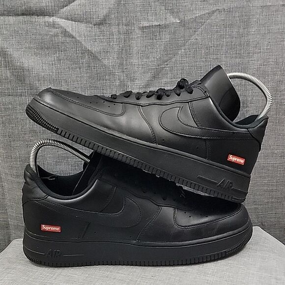 Nike Air Force 1 Low x Supreme Logo - Black CU9225-001 Men\'s SZ 12 main image 11